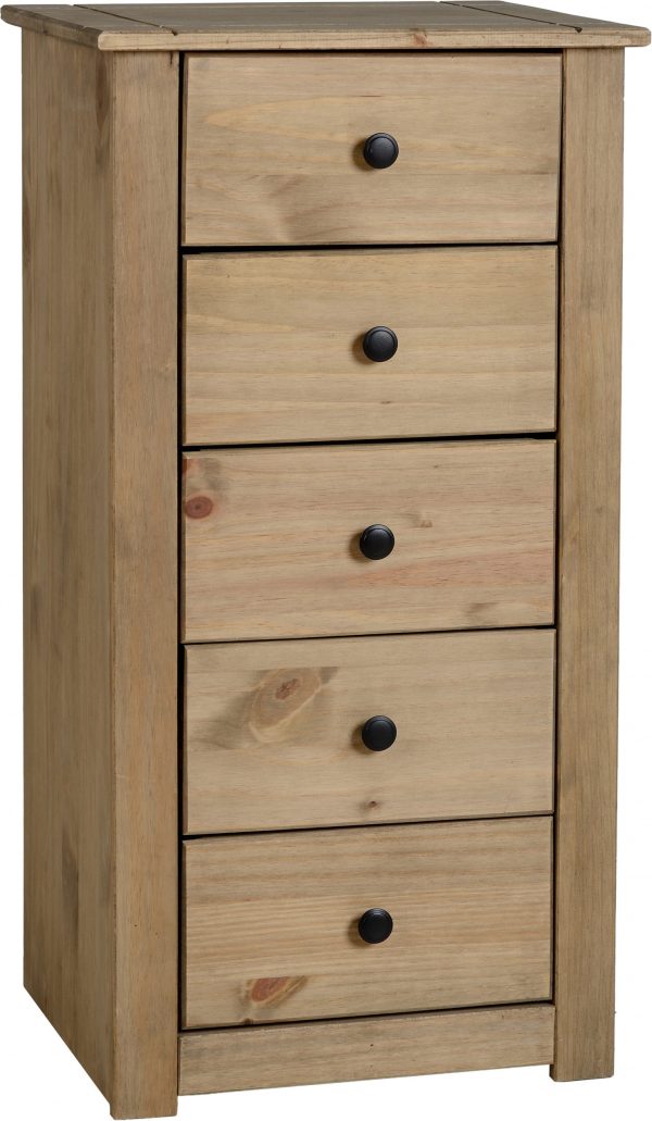 Panama Pine 5 Drawer Chest - Image 4