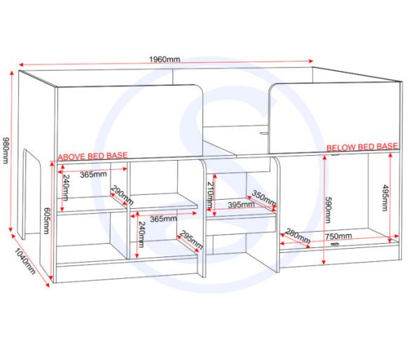 Orlando Low Sleeper Bed - Image 4