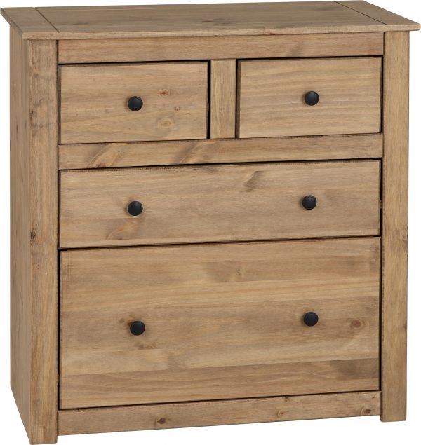Panama Pine 2+2 Drawer Chest