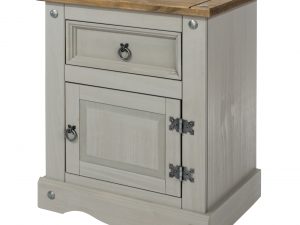 Corona Painted 1 drawer bedside