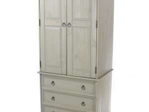Corona Painted 2 door 3 drawer wardrobe