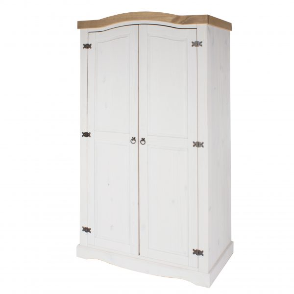 Corona Painted 2 door wardrobe - Image 2