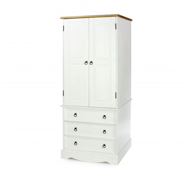 Corona Painted 2 door 3 drawer wardrobe - Image 2