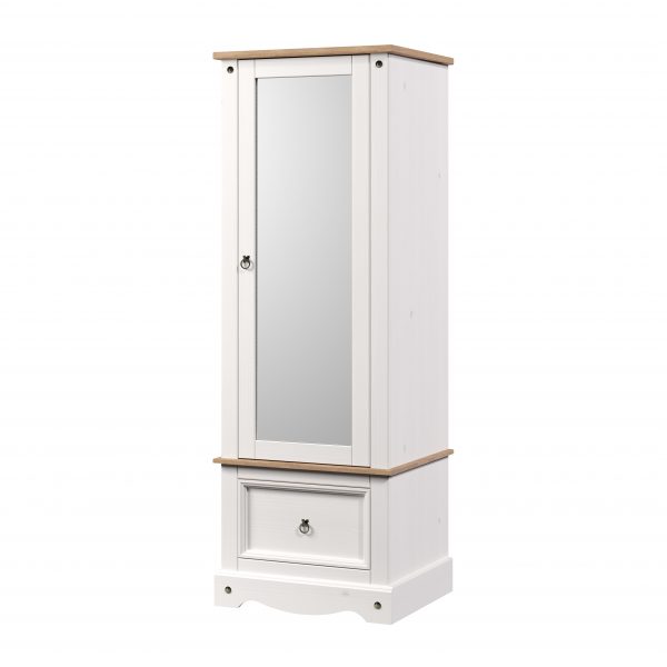 Corona Painted Armoire with mirrored door