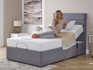 Backcare Firm Adjustable Bed with Foam Mattress