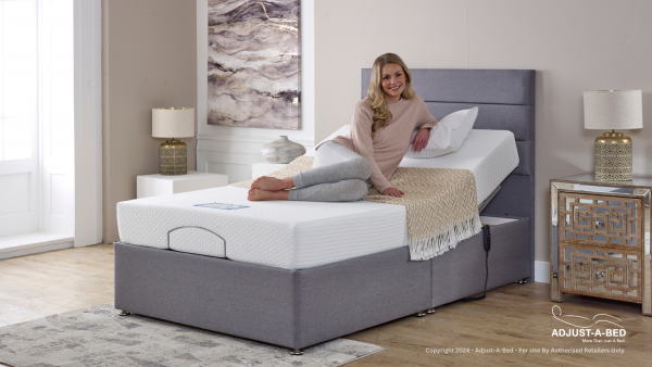 Backcare Firm Adjustable Bed with Foam Mattress