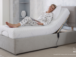 Ortho Memory Adjustable Bed with Memory Foam Mattress