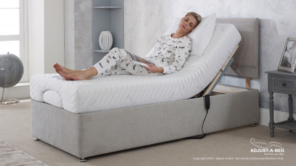 Ortho Memory Adjustable Bed with Memory Foam Mattress