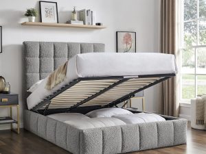 Chic Boucle Ottoman Bedframe