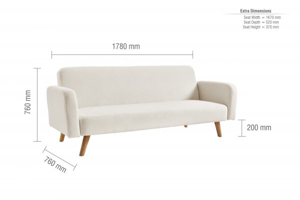 Mica Sofa Bed - Image 3