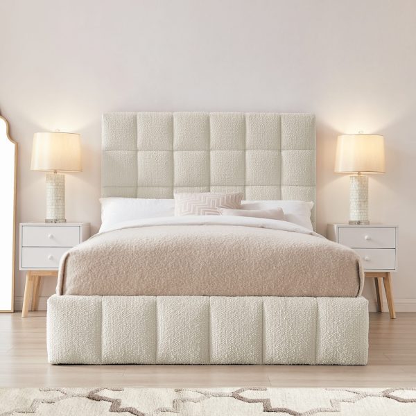 Chic Boucle Ottoman Bedframe - Image 2