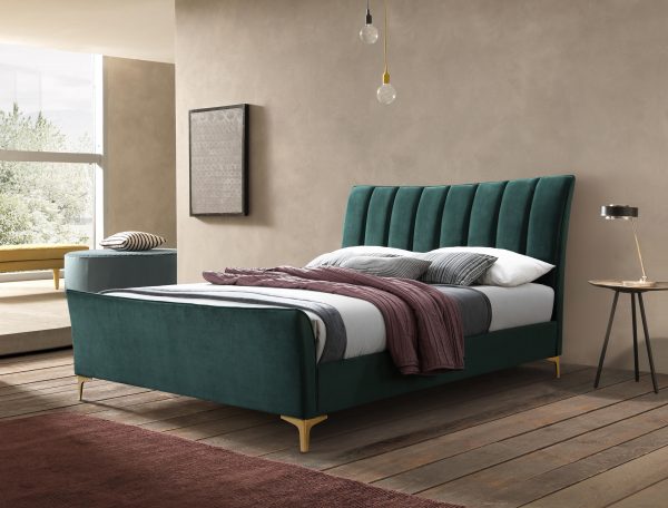 Clover Velvet Bedframe - Image 2