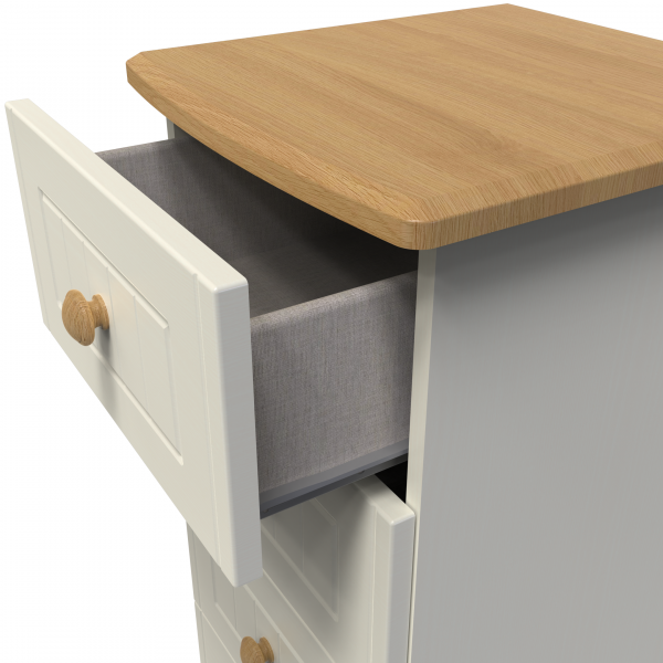 Warrington 5 drawer narrow chest - Image 3