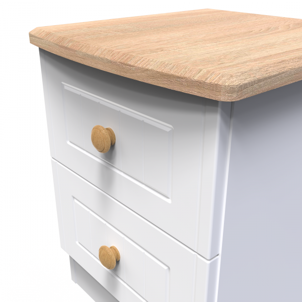 Warrington 2 drawer bedside - Image 3