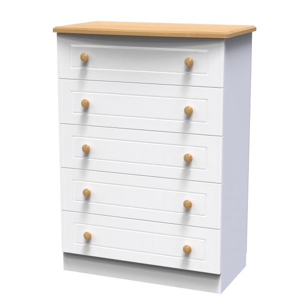Warrington 5 drawer chest - Image 2