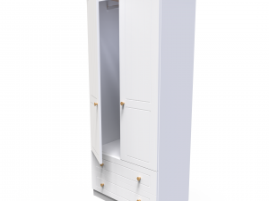 Warrington 2 door 2 drawer hanging wardrobe