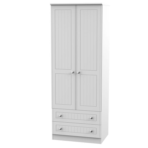 Warrington 2 door 2 drawer hanging wardrobe - Image 2