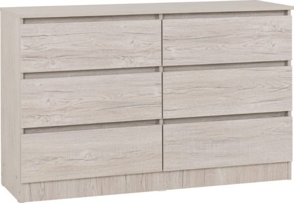 Malvern 6 Drawer Wide Chest