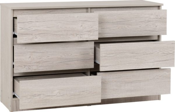 Malvern 6 Drawer Wide Chest - Image 2