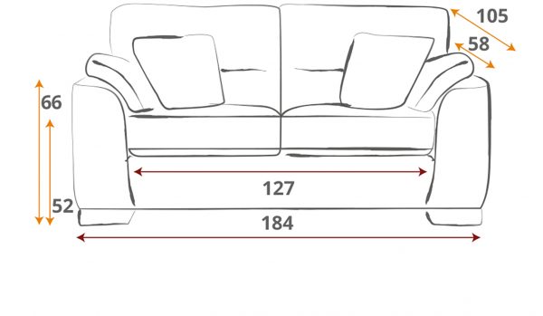 Dorset Metal Action Sofa Bed - Image 3