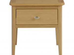 Bristol Oak 1 drawer bedside