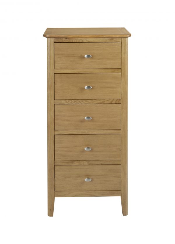 Bristol Oak tallboy chest