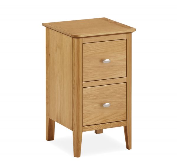 Bristol Oak narrow bedside