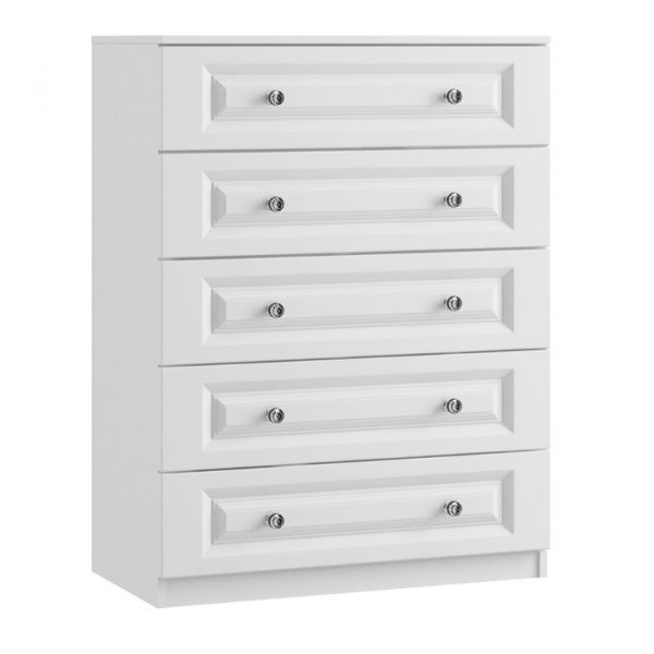 Lazio Crystal 5 drawer chest