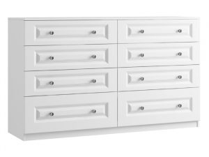 Lazio Crystal 8 drawer wide chest