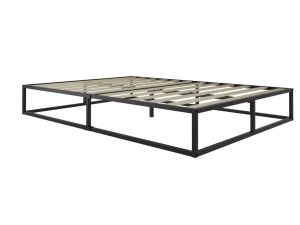 Metal platform bed frame