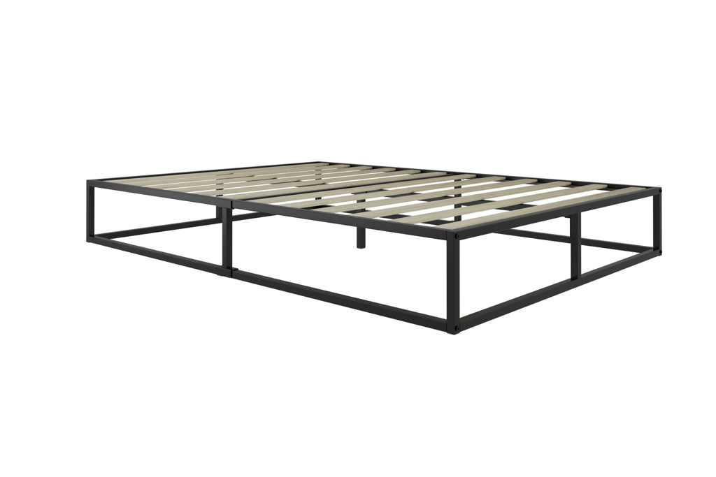 Metal platform bed frame