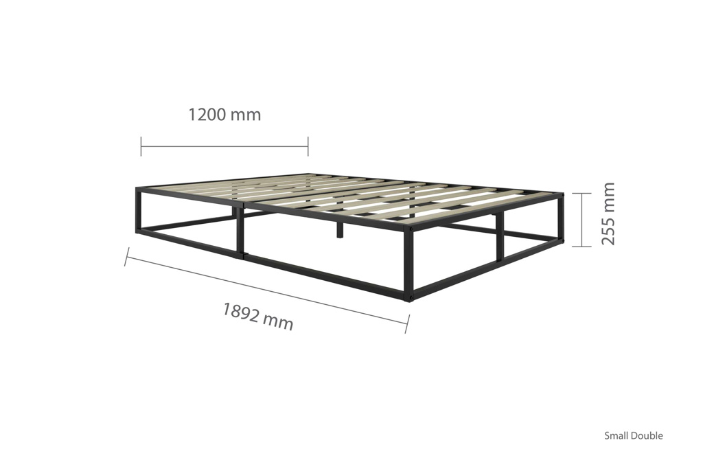 Metal platform bed frame - Image 5